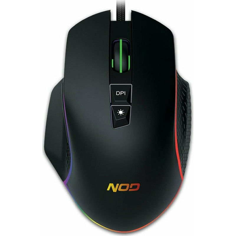 NOD RUN AMOK Wired 7D Gaming Mouse with RGB Running LED Light NOD RUN AMOK Wired 7D Gaming Mouse with RGB Running LED Light