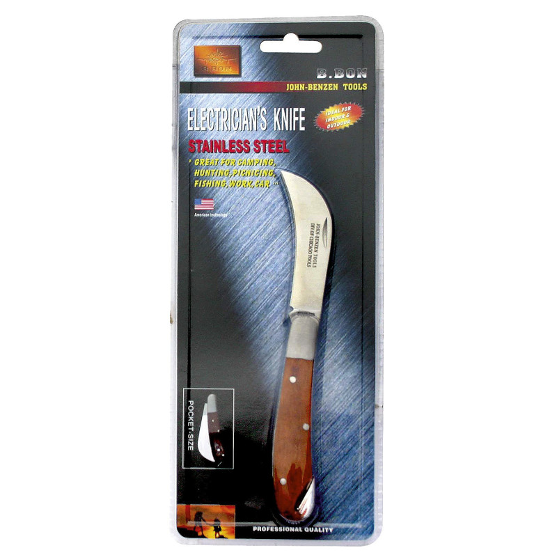 ΣΟΥΓΙΑΣ STAINLESS STEEL ELECTRICIAN'S KNIFE PDK002
