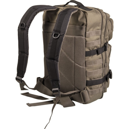 Mil-Tec US Assault ΣΑΚΙΔΙΟ ΠΛΑΤΗΣ ΜΕΓΑΛΟ Ranger Green/Black 36lt