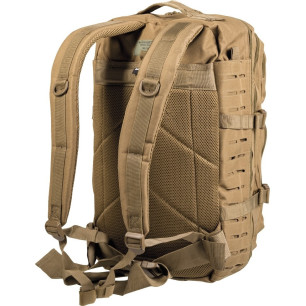 Mil-Tec US Laser Cut Assault Backpack Large Coyote 36lt
