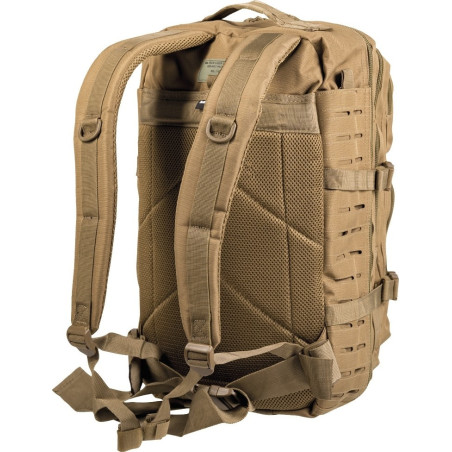 Mil-Tec US Laser Cut Assault Backpack Large Coyote 36lt