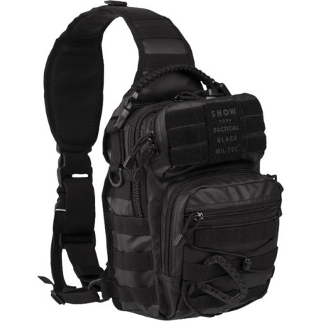 Mil-Tec Tactical One Strap Assault Pack Small Black 10lt
