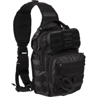 Mil-Tec Tactical One Strap Assault Pack Small Black 10lt