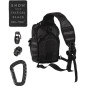 Mil-Tec Tactical One Strap Assault Pack Small Black ΜΑΥΡΟ 10lt