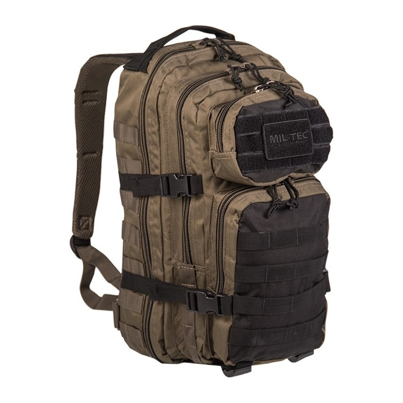 Mil-Tec US Assault Backpack Small Ranger Green/Black 20lt Mil-Tec US Assault Backpack Small Ranger Green/Black 20lt