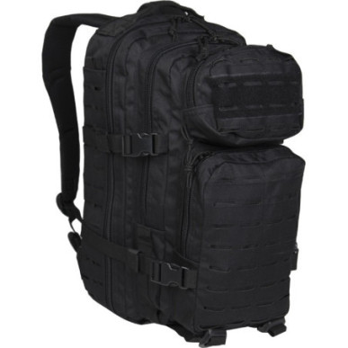 Mil-Tec US Laser Cut Assault Backpack Small Black 20lt