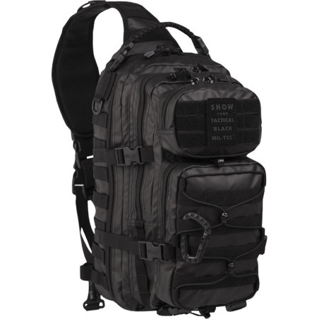 Mil-Tec Tactical One Strap Assault Pack Large Black 29lt