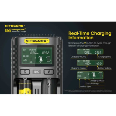 NiteCore ΦΟΡΤΙΣΤΗΣ UM2 Charger