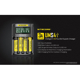 NiteCore Φορτιστής UMS4 Charger