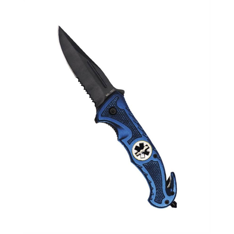 Mil-Tec Μαχαίρι Blue Car Knife Rescue Σουγιάς Mil-Tec Μαχαίρι Blue Car Knife Rescue Σουγιάς