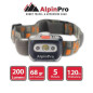 ALPINPRO Φακός κεφαλής αδιάβροχος CA-3178