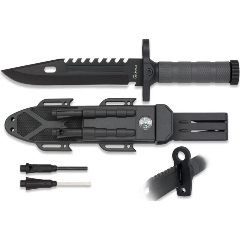 Albainox Μαχαίρι Flint / Sharpener / Whistle