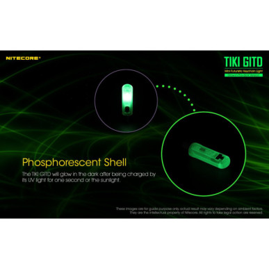 NiteCore Φακός Επαναφορτιζόμενος Led 300lm Tiki Gitd