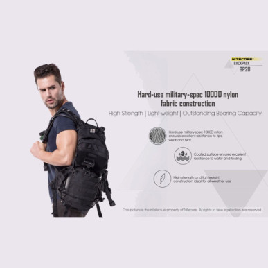 NITECORE Backpack Σακίδιο Πλάτης BP20