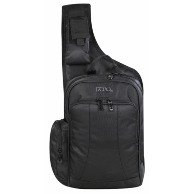 Σάκος πλάτης  POLO CROSSWIDE 907134-02 μαύρος