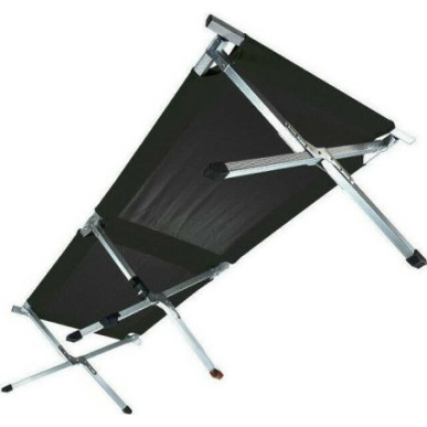 Mil-Tec Κρεβάτι Εκστρατείας Πτυσσόμενο Black US Style Aluminum Folding Bed with Bag