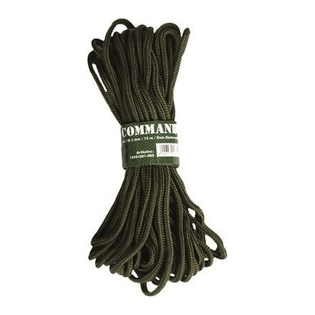 Mil-Tec Commando Rope Σχοινί 5χιλ. 15μ. Χακί