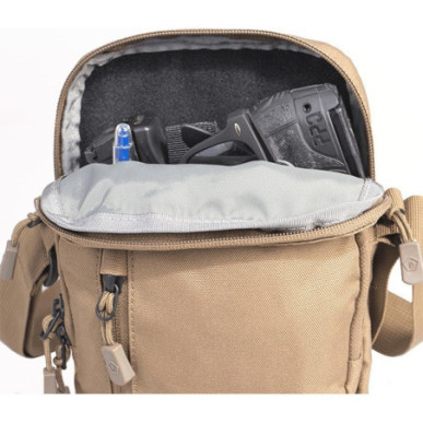 Pentagon Kleos Messenger Bag Stealth Black 2.40lt