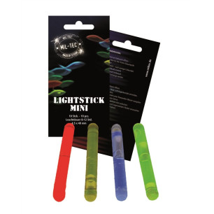 Mil-Tec Lightsticks Mini 4cm Κόκκινα 10τεμ
