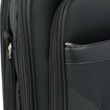 Diplomat The Atlanta Collection 998-42 Αδιάβροχη Τσάντα Ώμου / Χειρός για Laptop 15.6" σε Μαύρο χρώμα