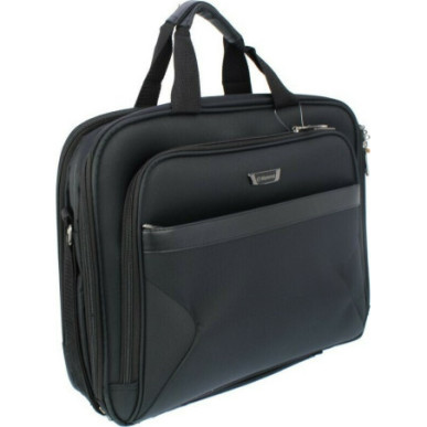 Diplomat The Atlanta Collection 998-42 Αδιάβροχη Τσάντα Ώμου / Χειρός για Laptop 15.6" σε Μαύρο χρώμα