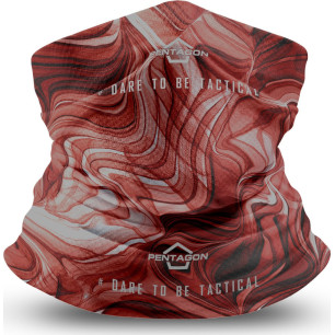 Pentagon Skiron Liquid Κασκόλ Λαιμού Maroon Red
