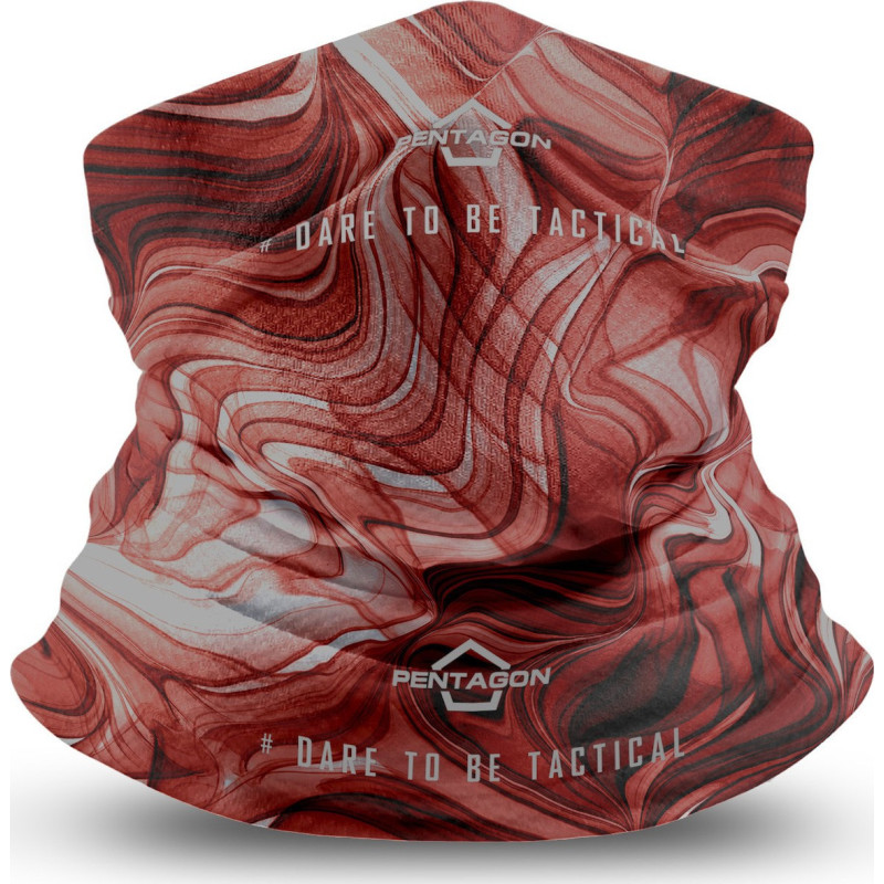 Pentagon Skiron Liquid Κασκόλ Λαιμού Maroon Red