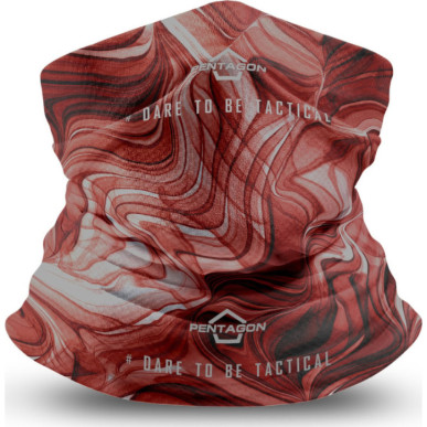 Pentagon Skiron Liquid Κασκόλ Λαιμού Maroon Red