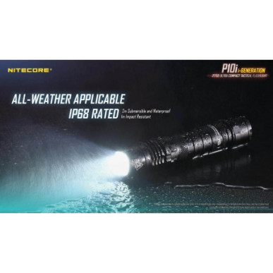 NiteCore Φακός USB Led 1800lm P10i Precise Tactical Strobe Ready