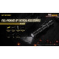 NiteCore Φακός USB Led 1800lm P10i Precise Tactical Strobe Ready NiteCore Φακός USB Led 1800lm P10i Precise Tactical Strobe Ready