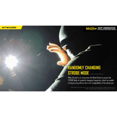 NiteCore MH25V2 Επαναφορτιζόμενος Φακός 1300lm Αδιάβροχος IP68
