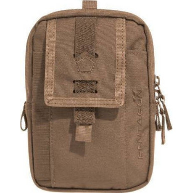 Pentagon Axon Small Admin Pouch Στρατιωτικό Τσαντάκι Ζώνης σε coyote χρώμα 1.05lt